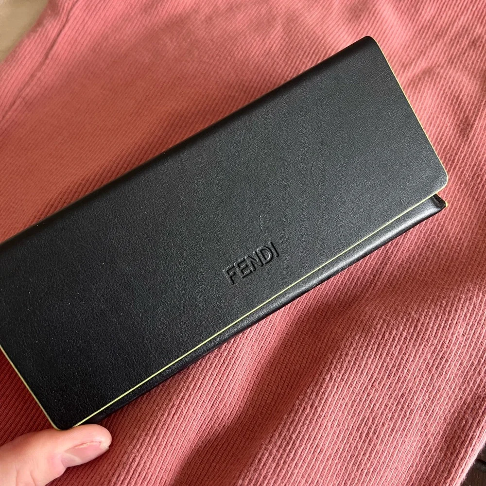 Fendi Women's Yellow Sunglasses - Picture 5 of 5